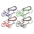 Bicycle shape bottle opener key chain