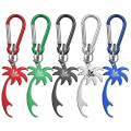 Palm Tree Shaped Bottle Opener Key Holder and Carabiner