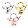 Personalized Class Of 2025 Grad Keychain Gift