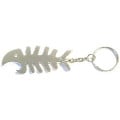 Fish Bone Shaped Metal Bottle Opener with Key Holder