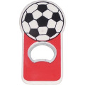 Jumbo size soccer shape magnetic bottle opener