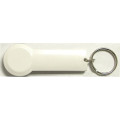 Compass and thermometer keychain