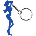 Fine figure of a woman shape bottle opener keychain