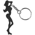 Fine figure of a woman shape bottle opener keychain