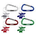 Moose Shape Bottle Opener Key Chain with Carabiner