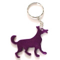 Dog shape bottle opener key chain