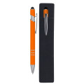 Soft-Touch Stylus Pen w/ PE-Pouch