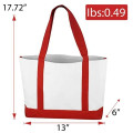 Custom Large Canvas Shopping Bag with Logo