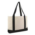 Liberty Bags Large Zippered Cotton Canvas Tote