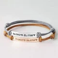 Leather Rope Woven Bracelet