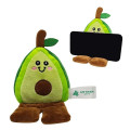 Phone Pals™ Weighted Plush Phone Holder - Avocado
