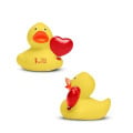 Heart Rubber Duck