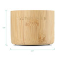 Reed Circle Bamboo Wireless Speaker