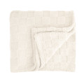 rPET Checkered Sherpa Blanket