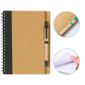 Eco Friendly Spiral Notebook with Pen