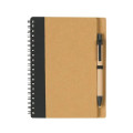 Eco Friendly Spiral Notebook with Pen