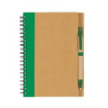 Eco Friendly Spiral Notebook with Pen