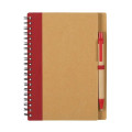 Eco Friendly Spiral Notebook with Pen