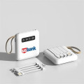 5000mAh Power Bank with Built-In Cables