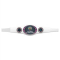 Express Vibraprint White Juniors Championship Belt