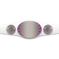 Express Vibraprint White Juniors Championship Belt
