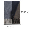 Winter Plaid Faux Cashmere Scarf