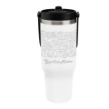 40 Oz. Full Laser Peak Intrepid Recycled Stainless Steel Tumbler