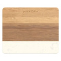 BROOKE   ACACIA WOOD AND FAUX MARBLE CUTTING BOARD