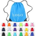 Waterproof Polyester Gym Drawstring Backpack