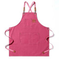 Canvas Work Apron with Adjustable Cross-Back Straps