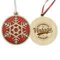 Snowflake Layered Wood Ornament