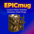 EpicMug Customizable Resin Molded Exterior Mug - Stainless S
