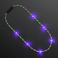 Royal Purple Light Jewels Mardi Gras Beads