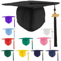 Matte Schoole Graduation Cap With Tassel