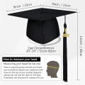 Matte Schoole Graduation Cap With Tassel