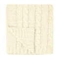 Cable Knit rPET Chenille Blanket