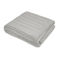 Cable Knit rPET Chenille Blanket