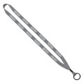1/2" Polyester Lanyard w/ Metal Crimp & Split-Ring