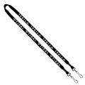 1/2" Cotton Double Swivel Snap Hook Lanyard
