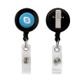 Retractable Badge Reel with Bulldog Clip