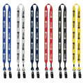 3/4" Polyester Double Ended Bulldog Clip Lanyard