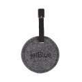 JUNIPER Round Felt Luggage Tag