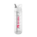 Water Bottle with Flip Up Spout & Hydration Mark - 32 Oz.