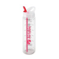 Water Bottle with Flip Up Spout & Hydration Mark - 32 Oz.