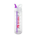 Water Bottle with Flip Up Spout & Hydration Mark - 32 Oz.