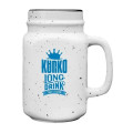 Speckled 16 oz. Savannah Ceramic Mason Jar