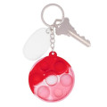 Push Pop Bubble Round Fidget Sensory Keychain