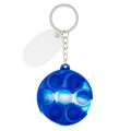 Push Pop Bubble Round Fidget Sensory Keychain