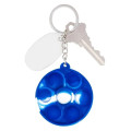 Push Pop Bubble Round Fidget Sensory Keychain
