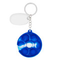 Push Pop Bubble Round Fidget Sensory Keychain